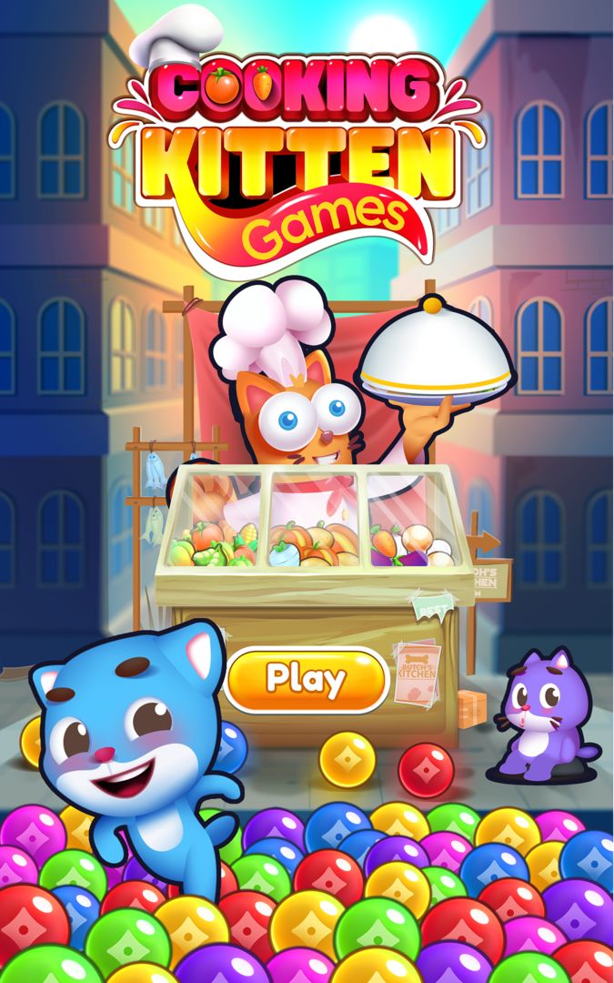 Bubble Shooter - Kitten Games screenshot game