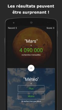 Le jeu du Plus ou Moins Game Screenshot