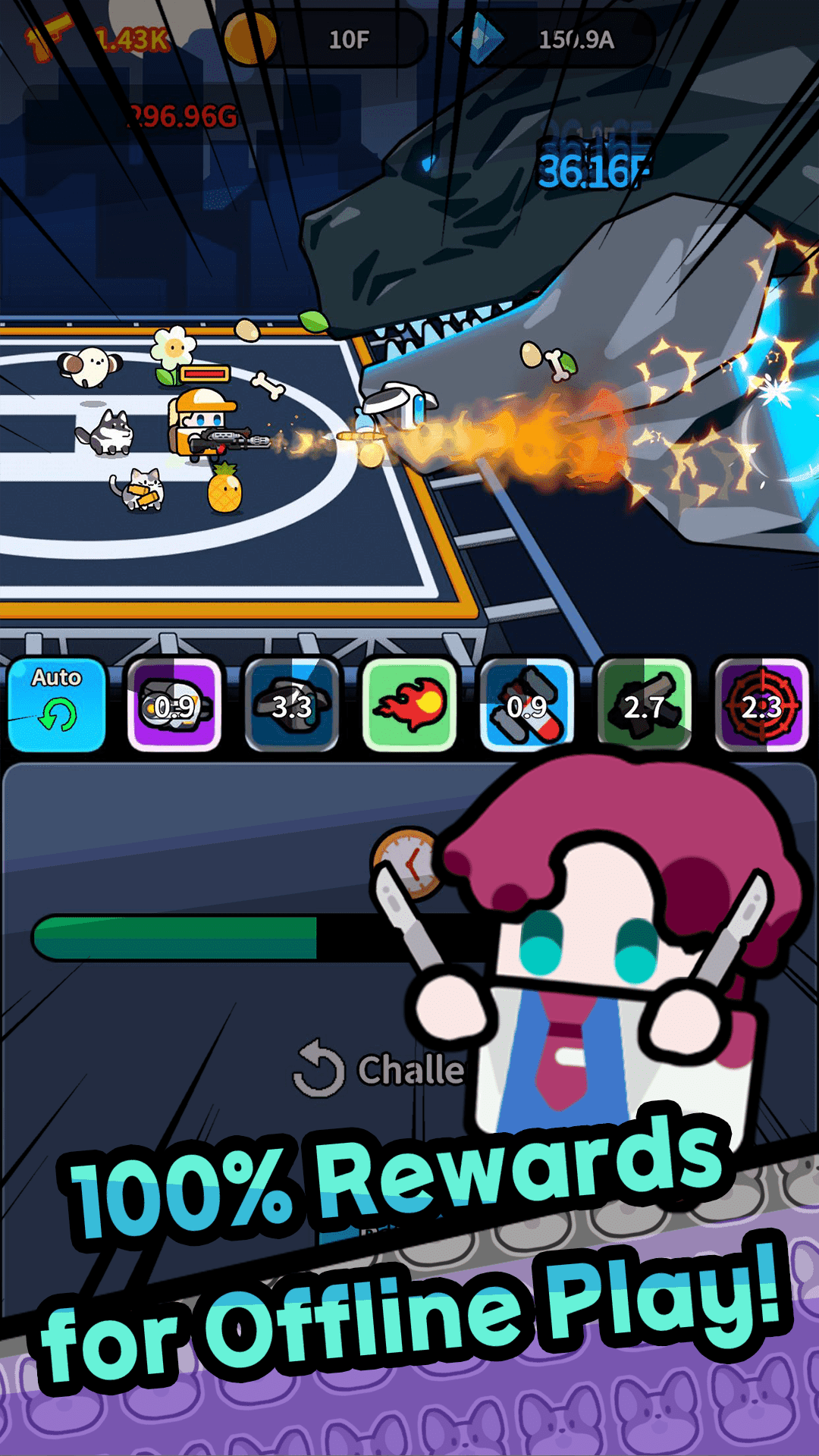 Legend Z Hunter : Idle RPG War Game Screenshot