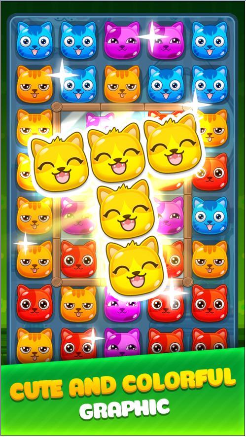 Pop Cat Bomb - Bubble Kitty Cute 게임 스크린 샷