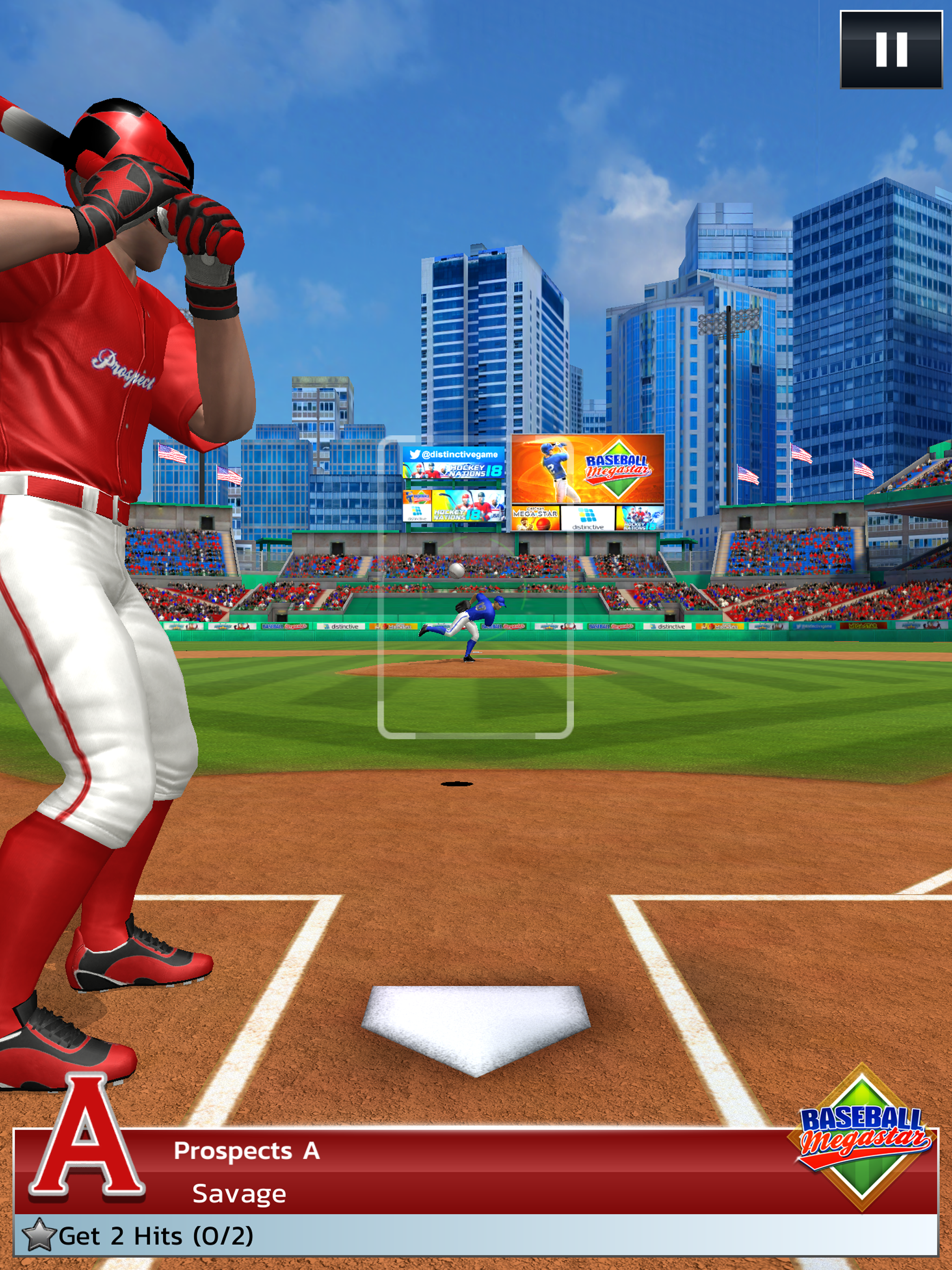 Baseball Megastar Game Screenshot