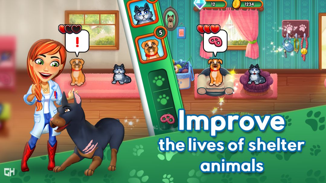 Dr. Cares - Amy's Pet Clinic screenshot game