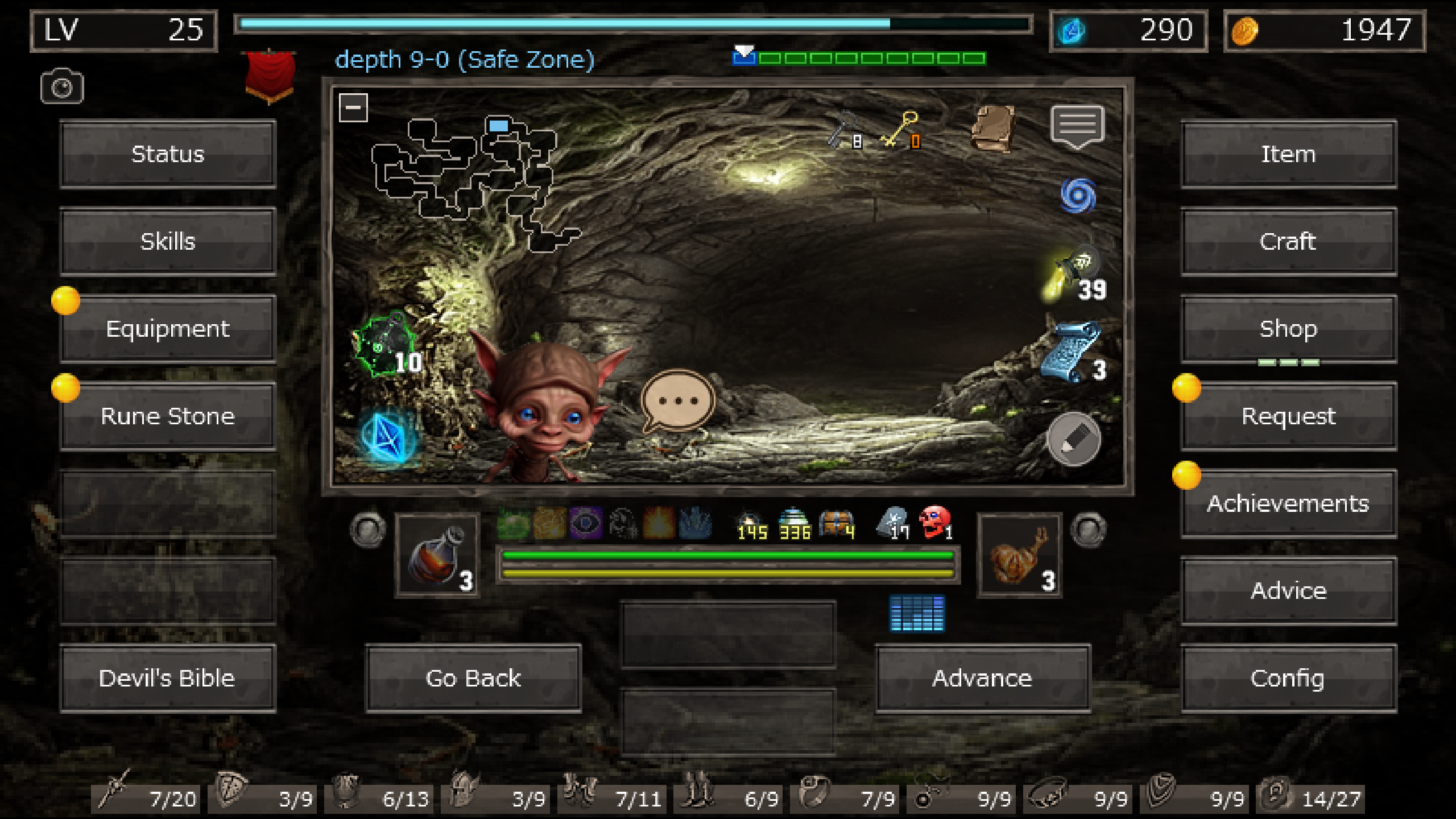 Screenshot of Hole of Abaddon: Dark RPG