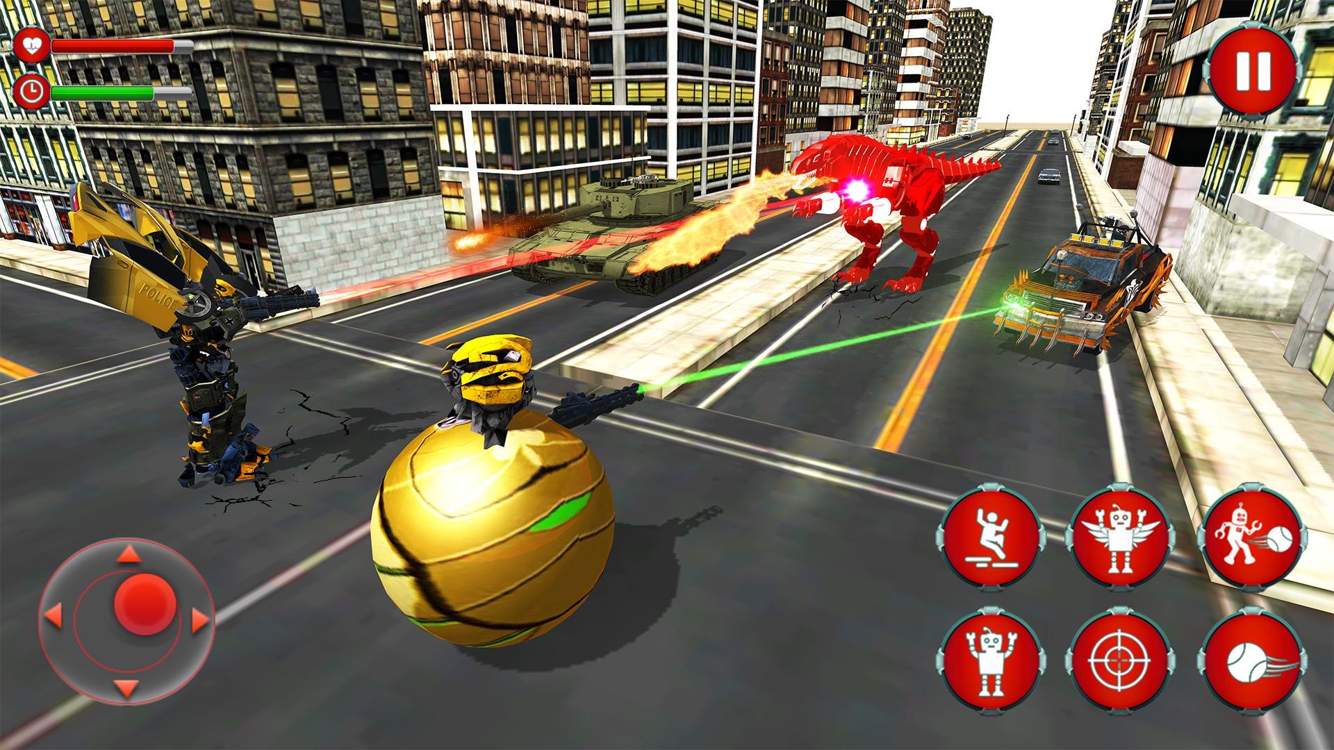 Screenshot of Robot Ball Simulator Ball Game