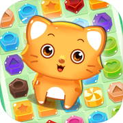 Cool Cats: Match 3 Quest - Novo jogo de quebra-cabeça