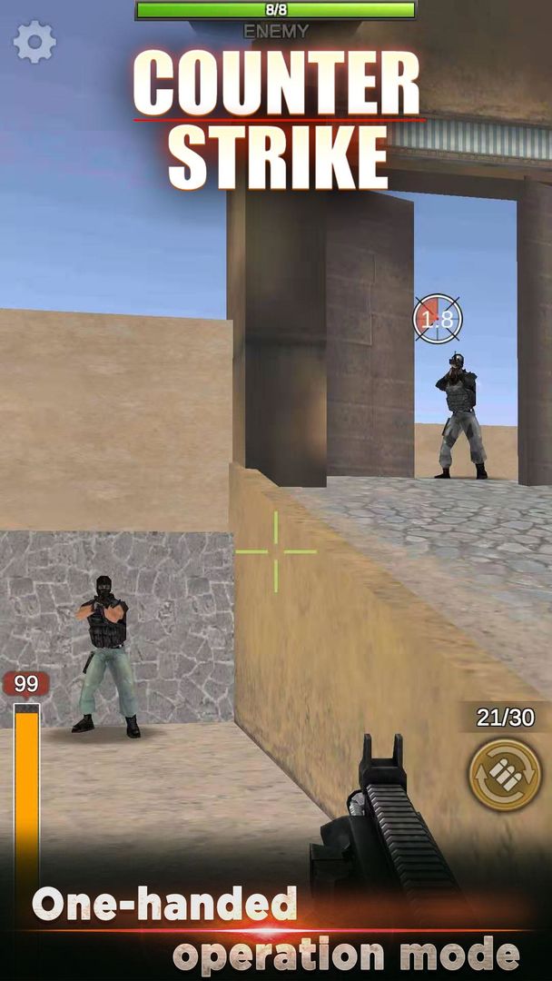 Screenshot of Counter Strike Battle: Free shooting FPS Game 3D