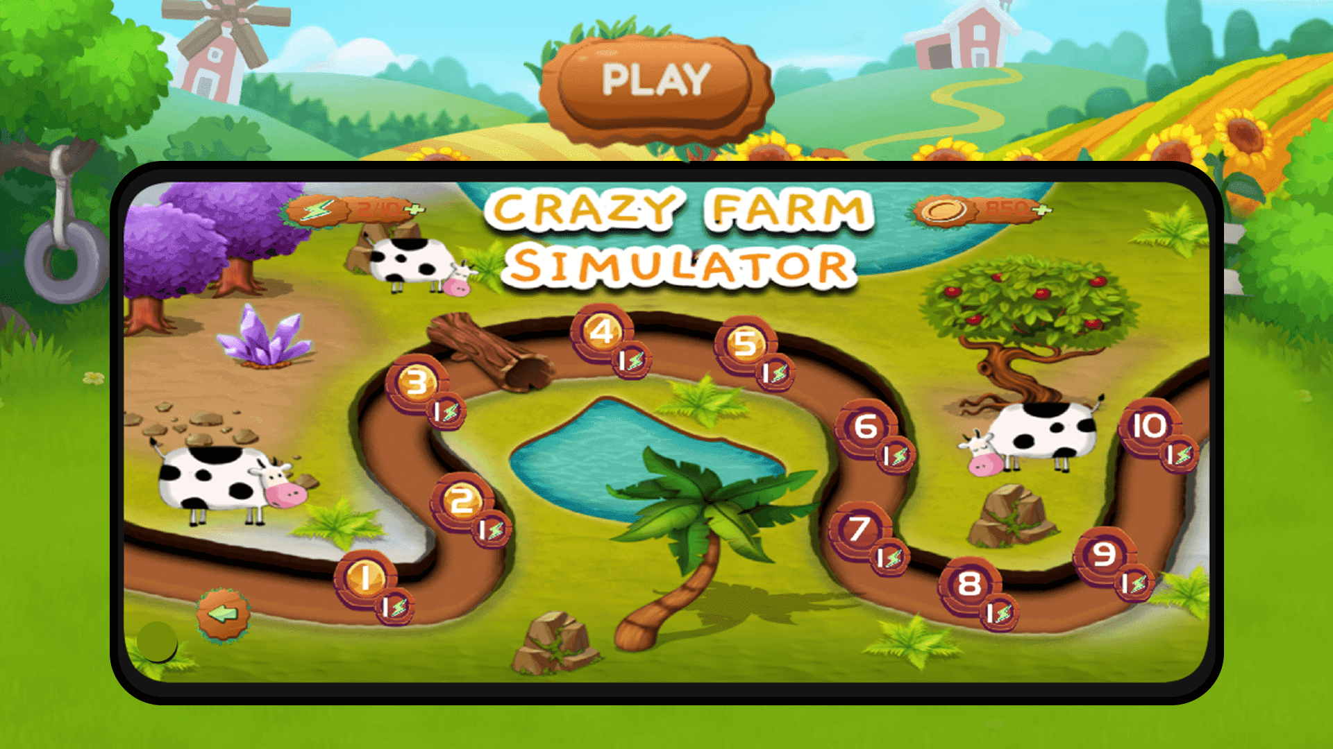 Screenshot of Crazy Farm Simulator