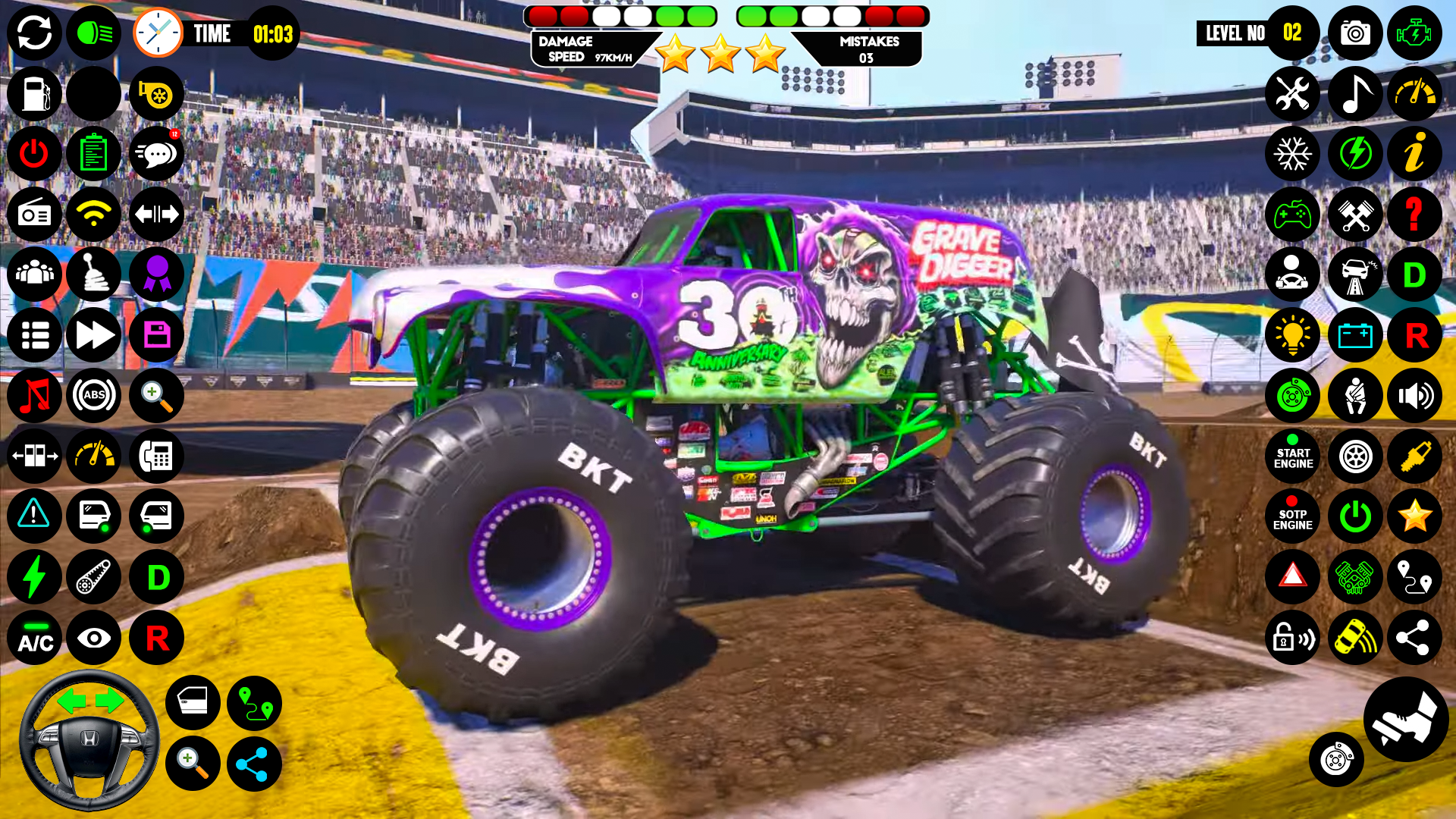 Extreme Monster Truck Driving ภาพหน้าจอเกม