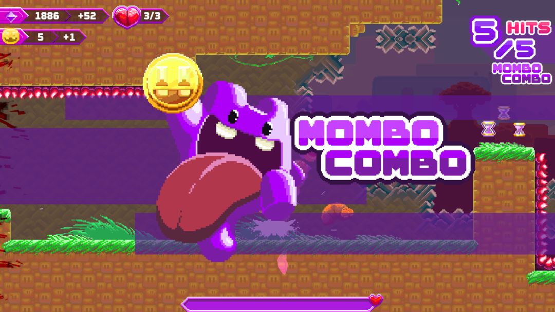 Screenshot of Super Mombo Quest Demo
