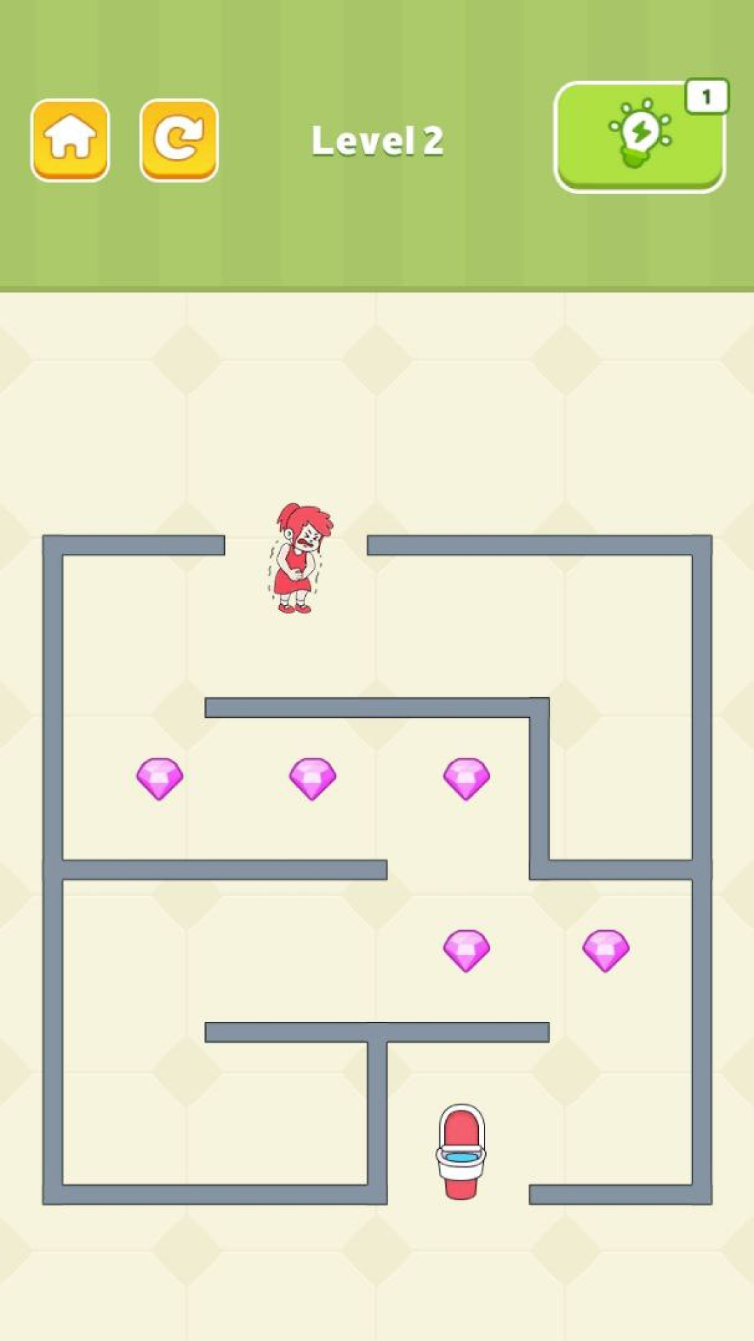 Go through the children's maze Game Screenshot