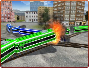 Скриншот игры Impossible Bullet Train Drive : Subway On Rails 3D