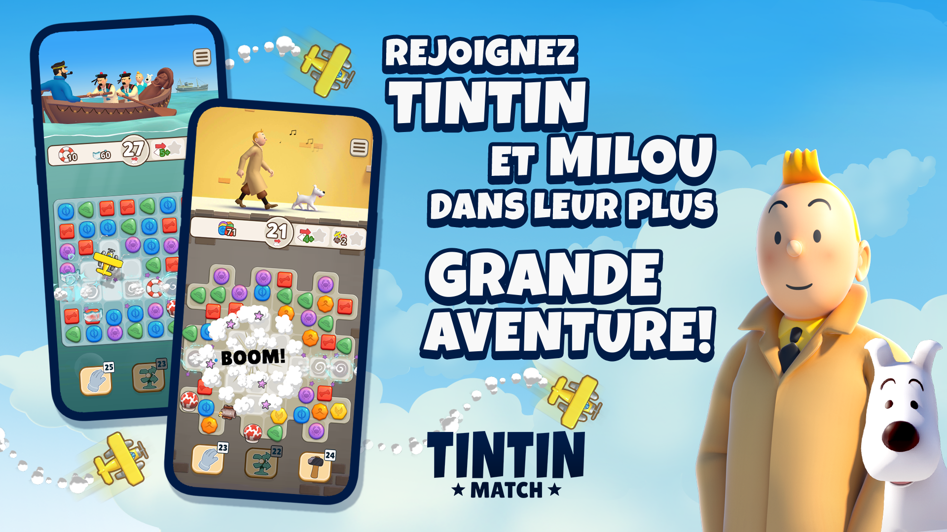 Screenshot 1 of Tintin Match 3 1.62.0