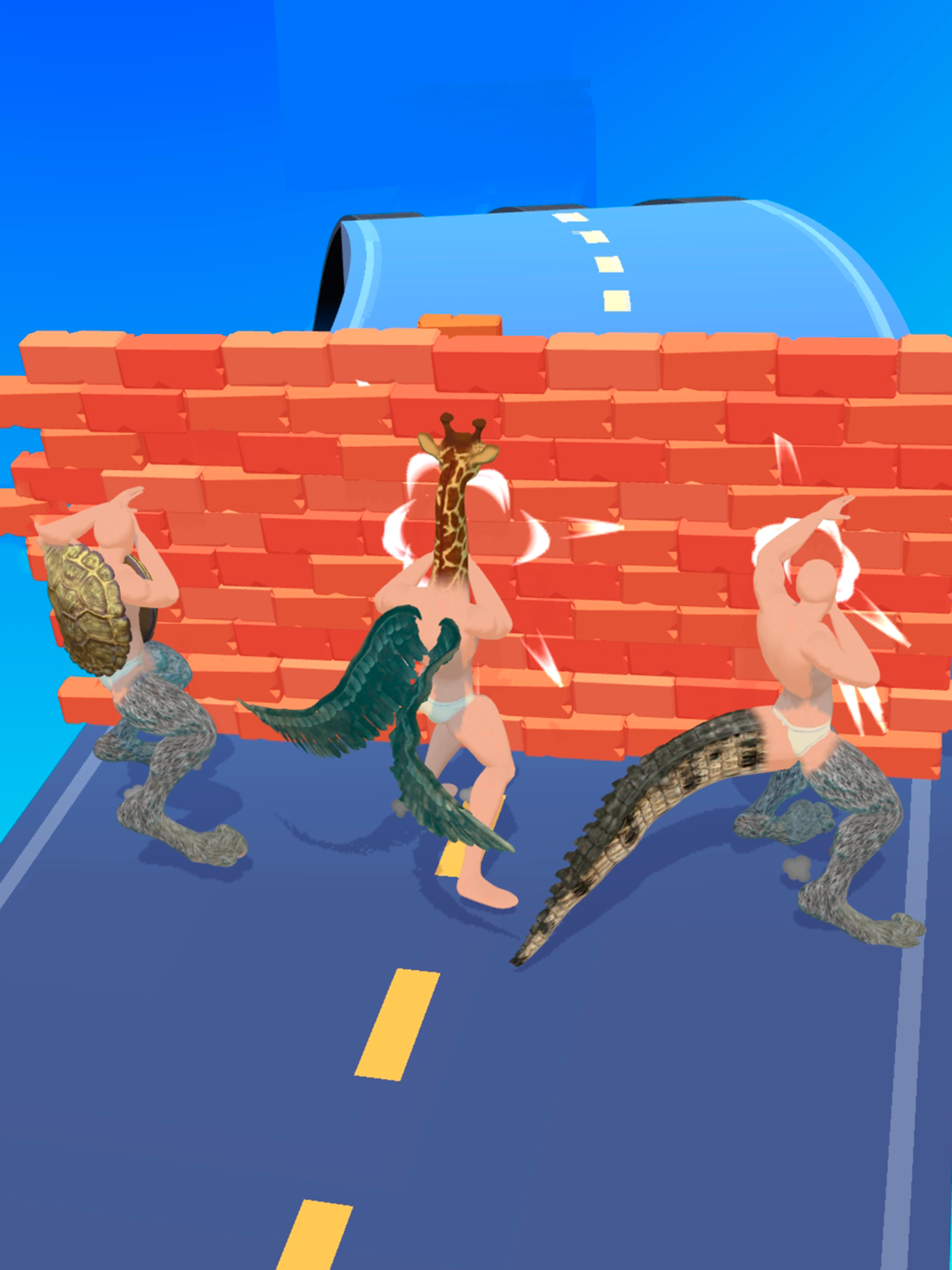 Screenshot of Merge Animals 3D - Mutant race