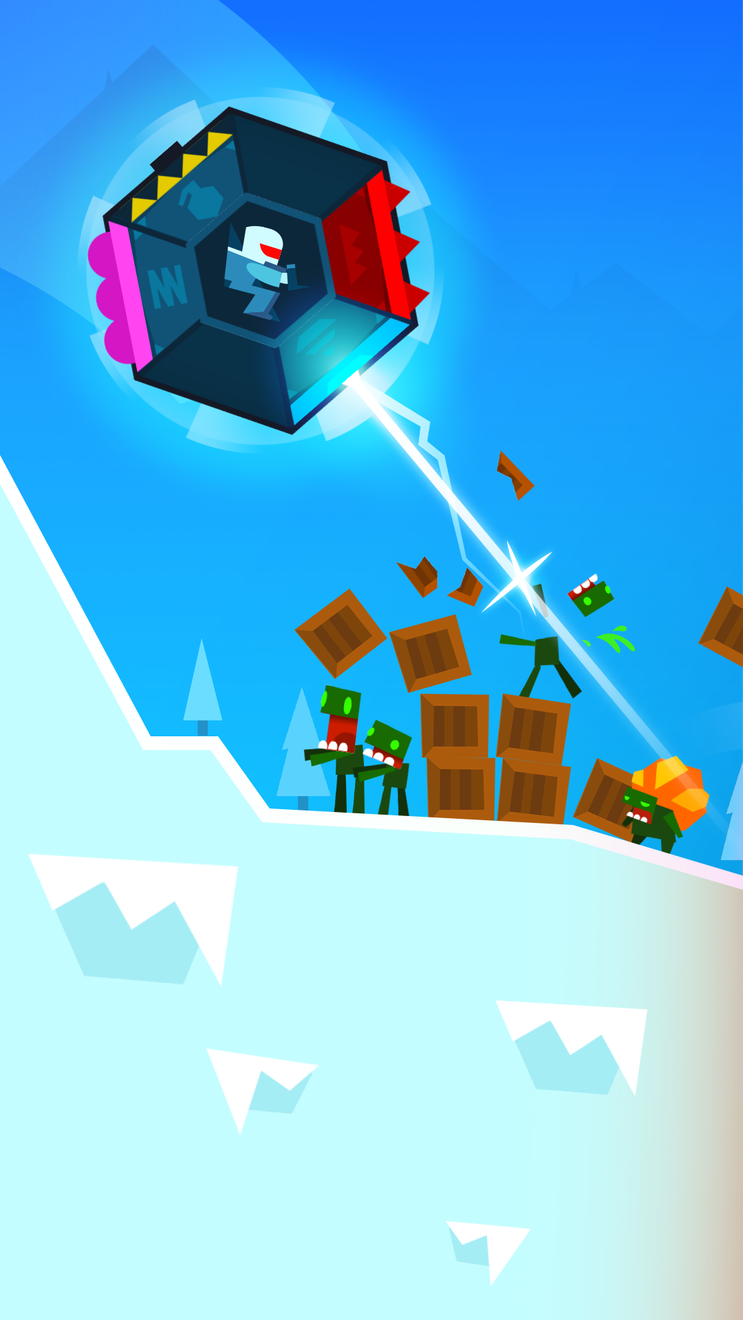 Downhill Smash Game Screenshot