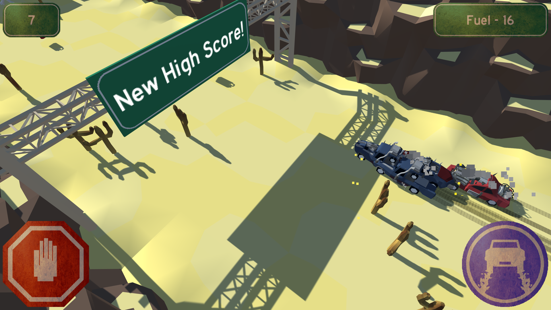 Wrecky Road: Canyon Carnage Game Screenshot