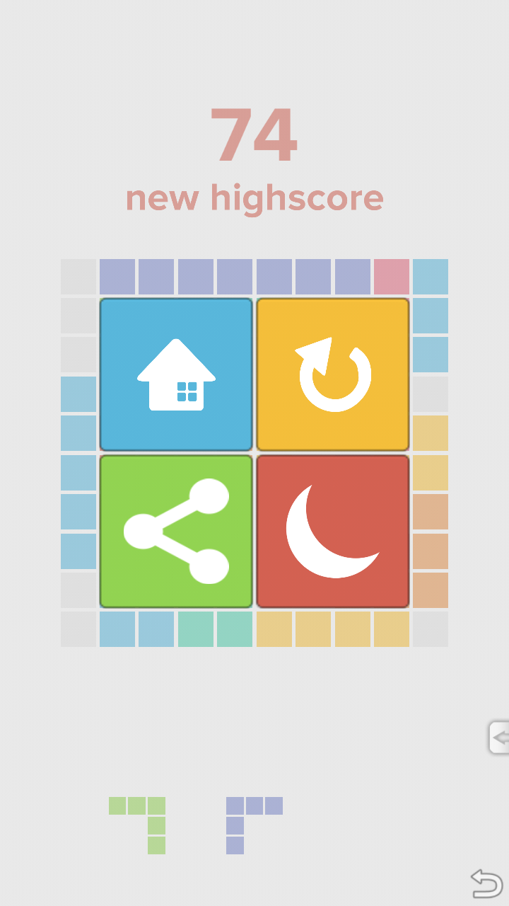 Скриншот игры Puzzle Block Game for Qubed