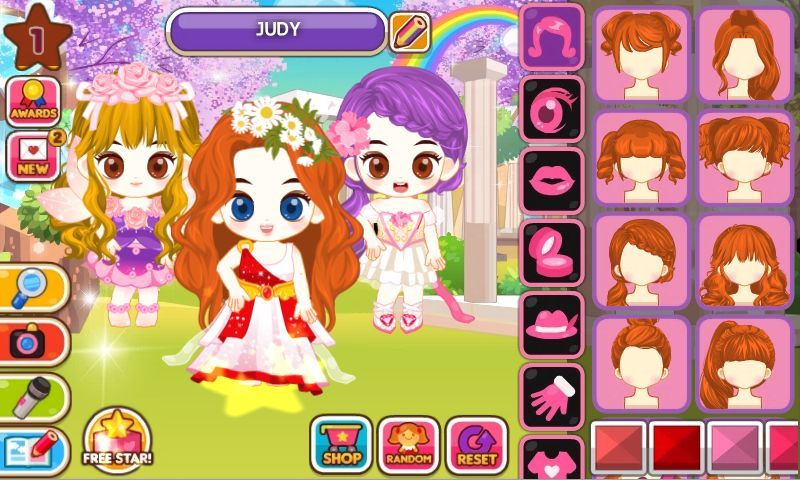 Screenshot of Fashion Judy: Myth Style
