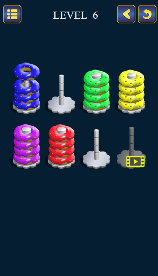 Cuplikan Layar Game Donut Shuffle