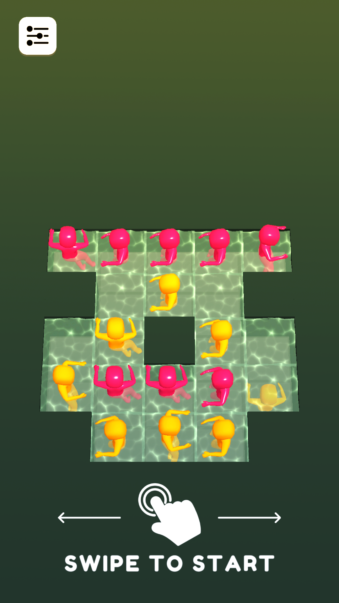 Swim Sort - Color Merge Puzzle Game Screenshot