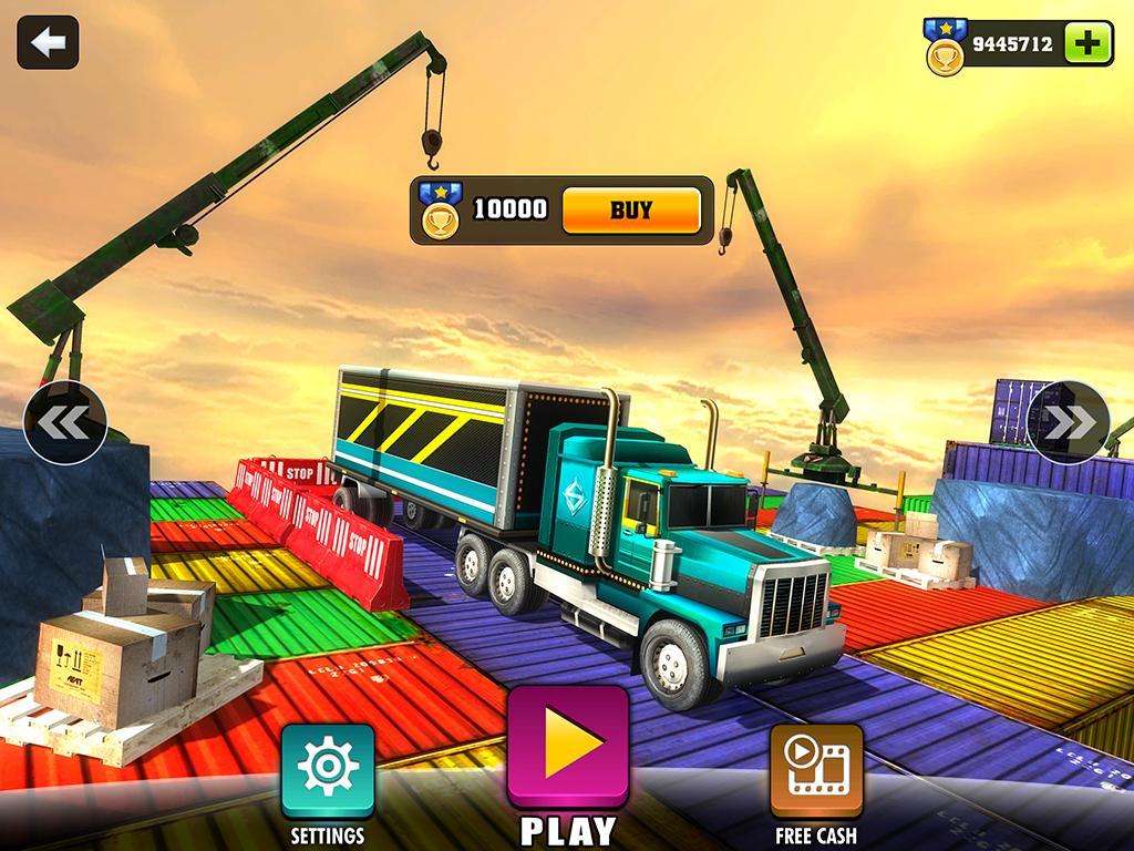Screenshot 8 of Impossible Truck Tracks Drive 1.0.2