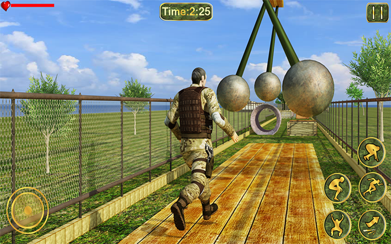 Screenshot of US Army Training Heroes Game