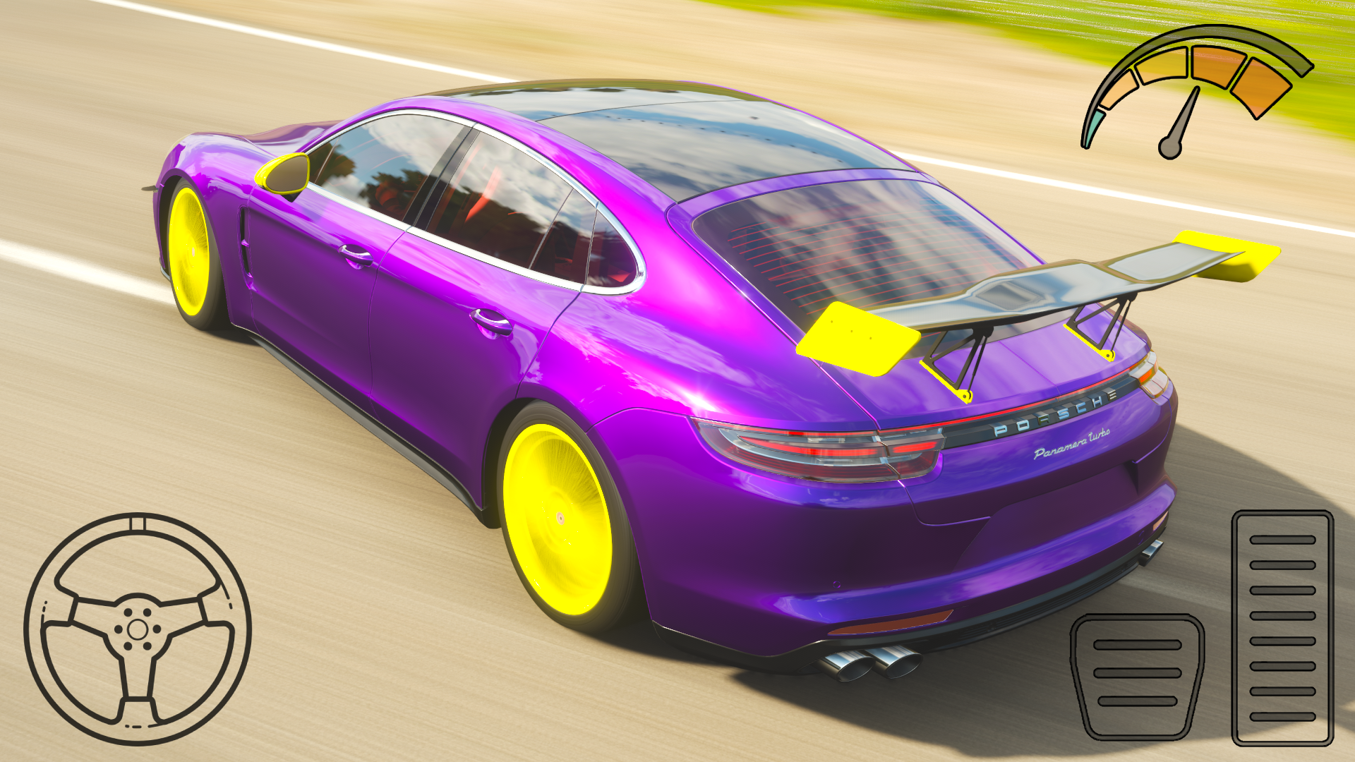 Sim Porsche Panamera Turbo S screenshot game