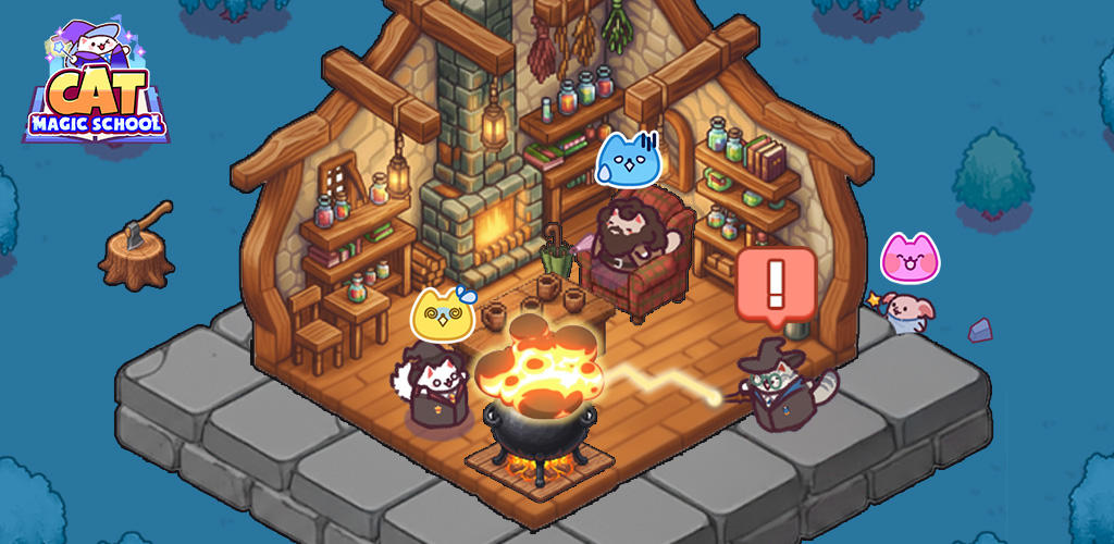 Cat Magic School : Cute Tycoon screenshot