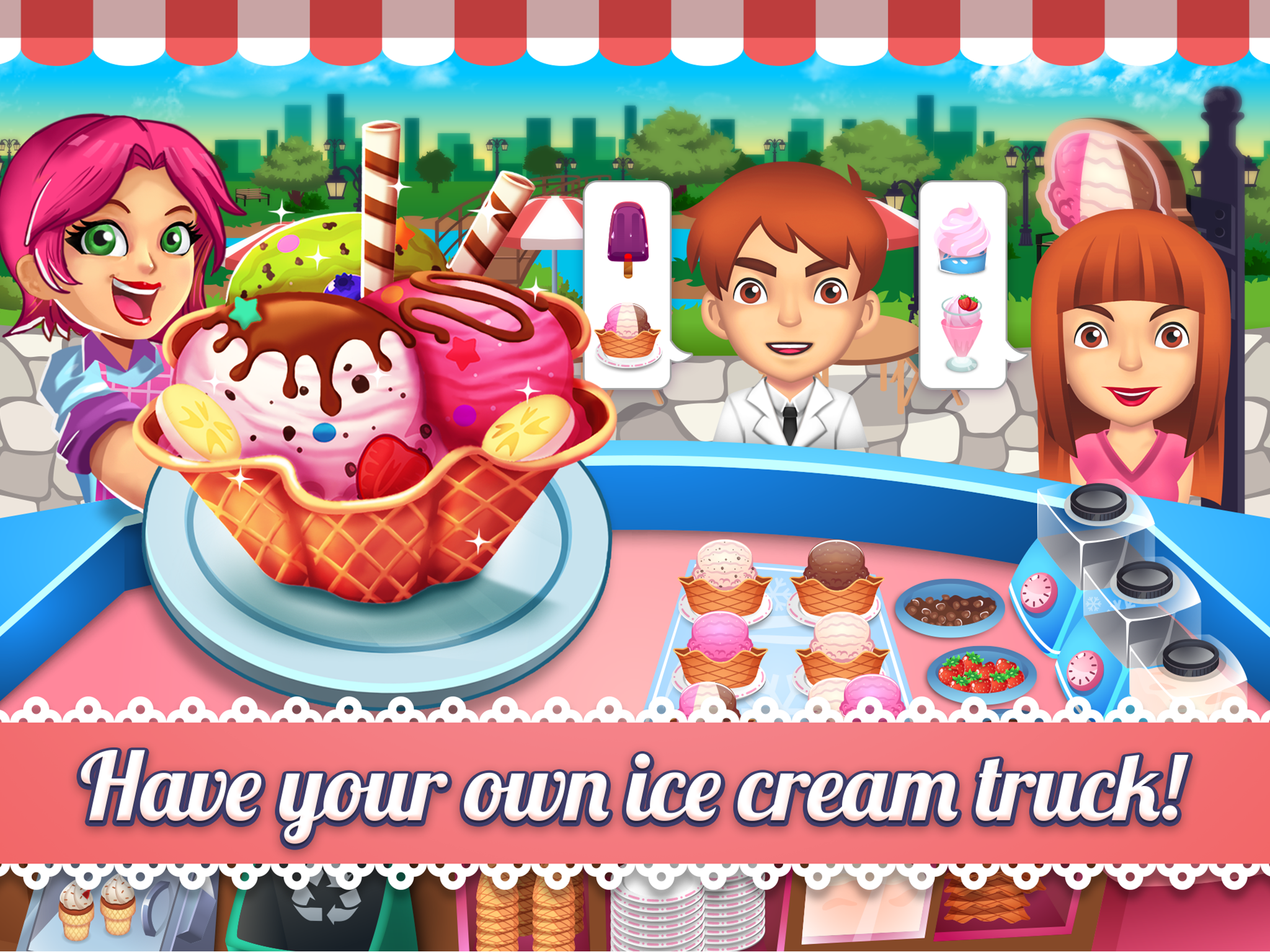 My Ice Cream Shop: Time Manage Game Screenshot