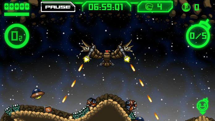 Atomic Super Lander Game Screenshot
