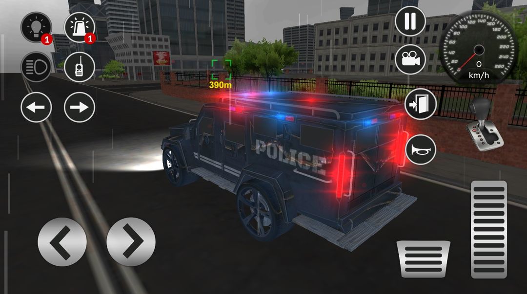 Screenshot of US Armored Police Truck Drive: Car Games 2021