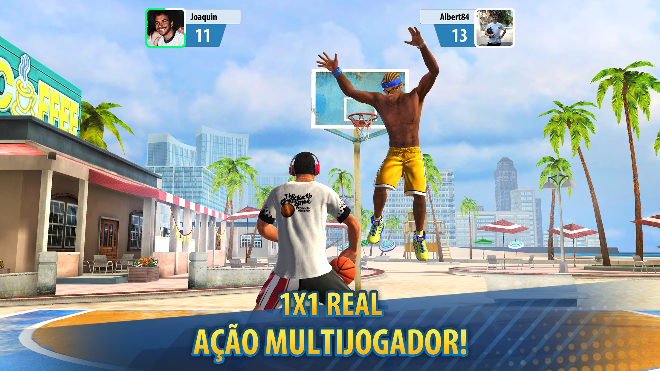 Screenshot 1 of Basketball Stars: Multijogador 1.47.6