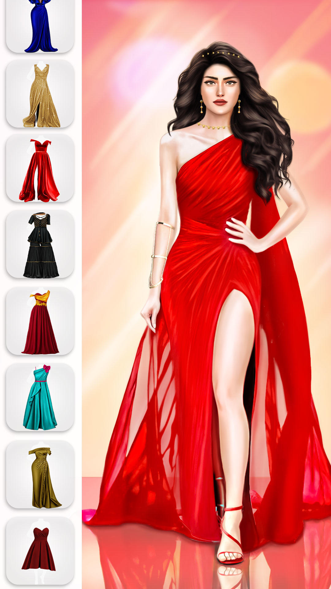 fitted lace wedding dress Fashion Model Dress Up Games