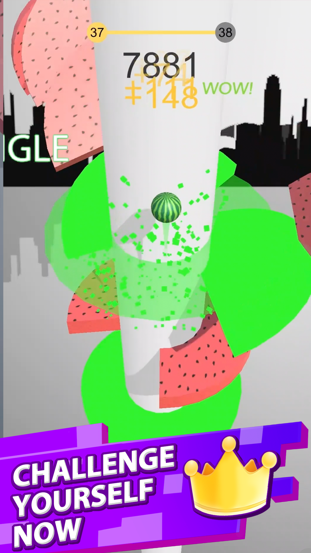 Helix Jump Game Screenshot