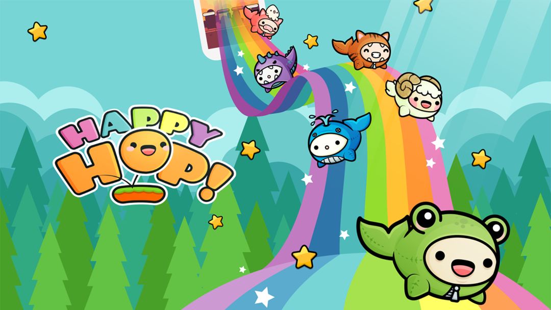 Happy Hop: Kawaii Jump screenshot game