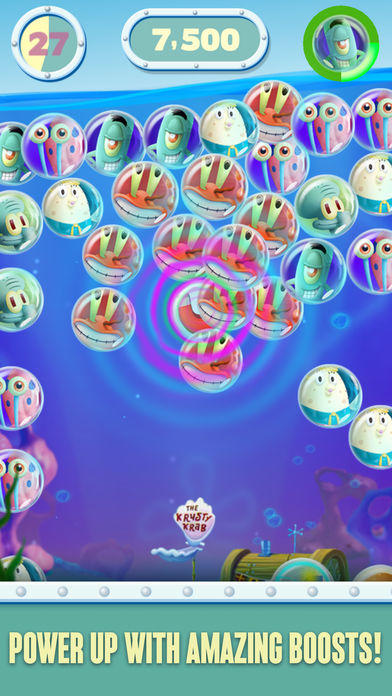 SpongeBob Bubble Party Game Screenshot