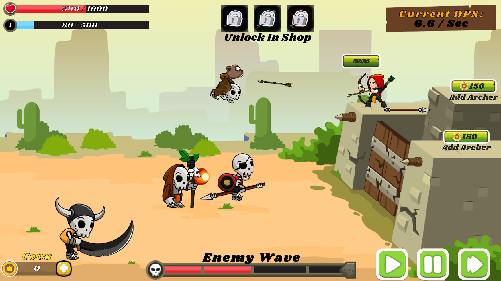Fortress Defense screenshot game