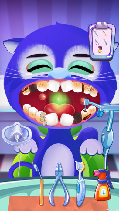 Kitty Cat Dentist 게임 스크린 샷