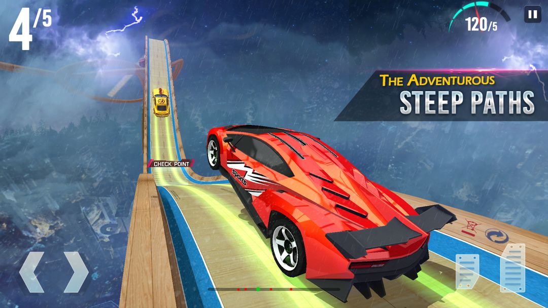 Screenshot of Mega Ramp Race - Extreme Car Racing New Games 2020