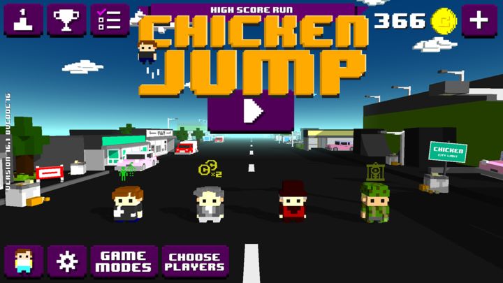 Screenshot 1 of Chicken Jump - Crazy Traffic 108.1