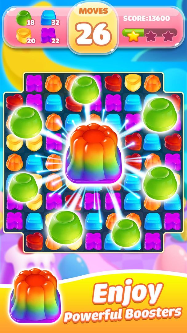 Jelly Jam Crush- Match 3 Games screenshot game