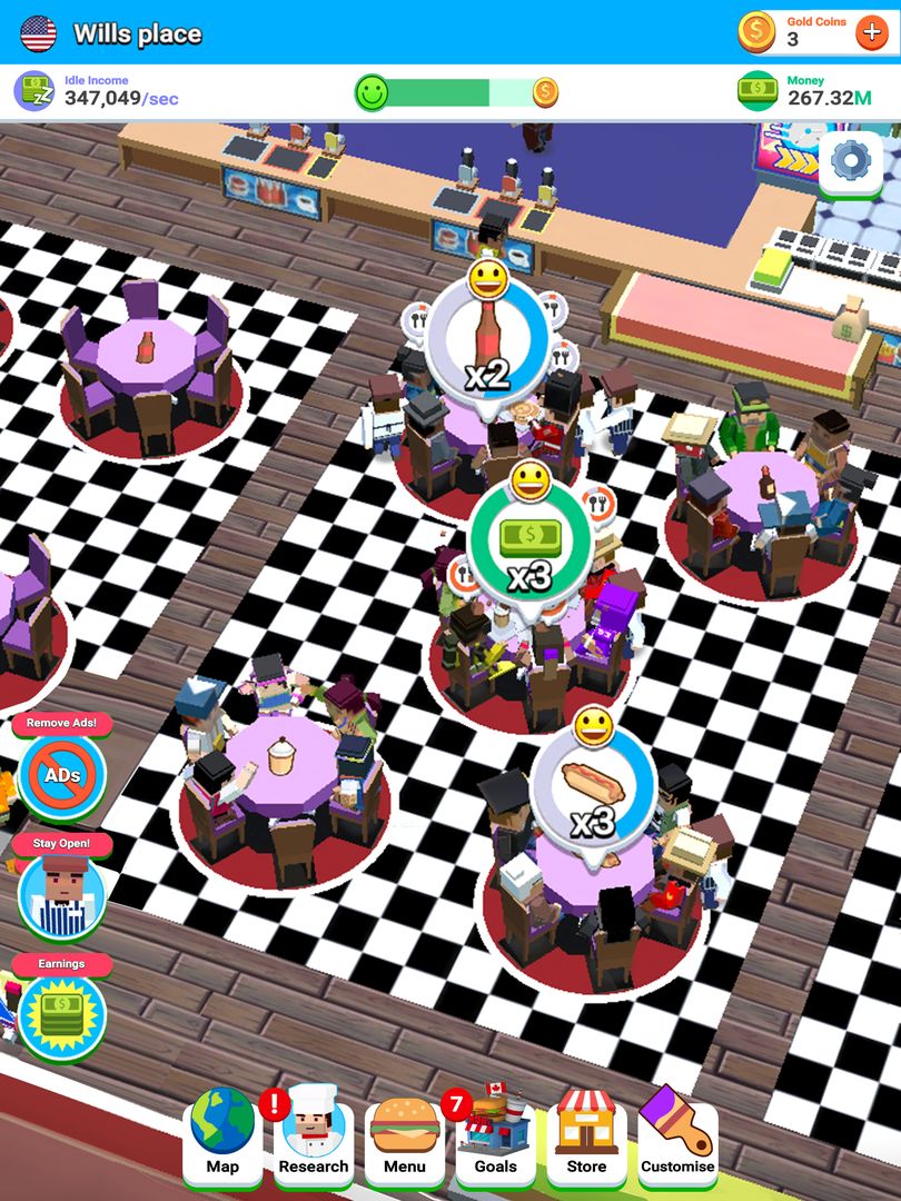 Idle Diner! Tap Tycoon screenshot game