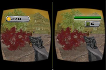 Zombie Shoot Virtual Reality Game Screenshot