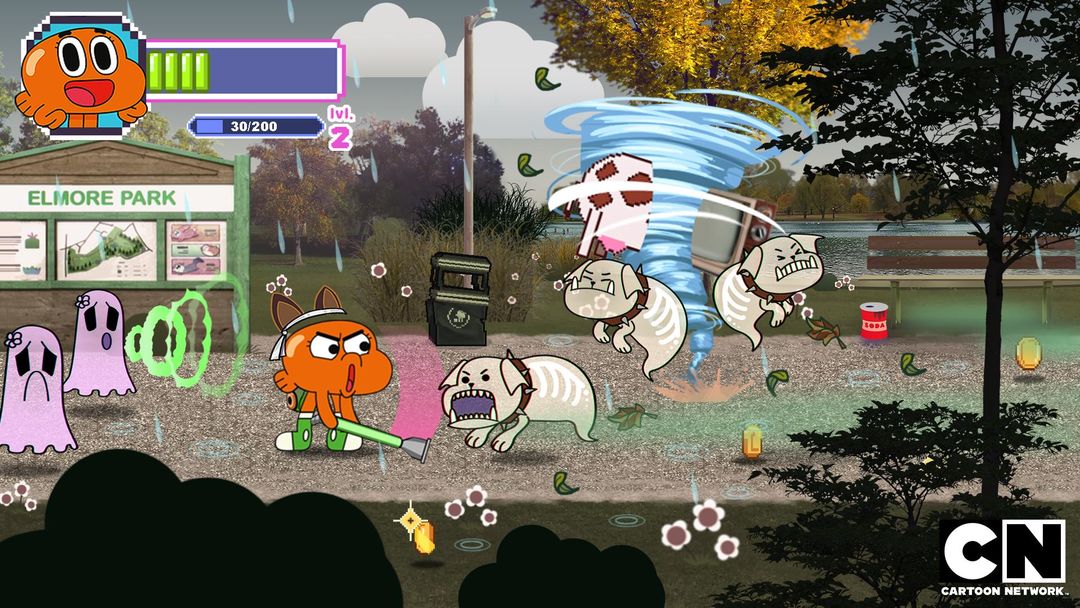 Screenshot of Gumball Ghoststory!