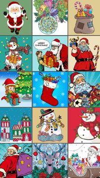 2022 Christmas Coloring Book Game Screenshot