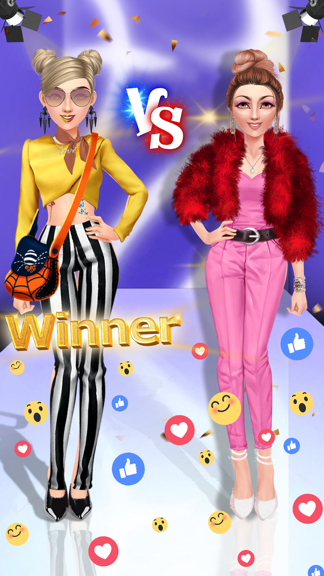 Скриншот игры Fashion Show Makeup Girl Games