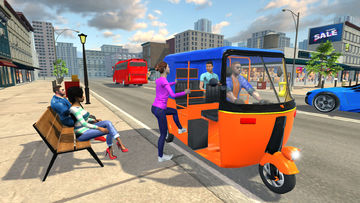 Grand Tuk Tuk Rickshaw Game Game Screenshot