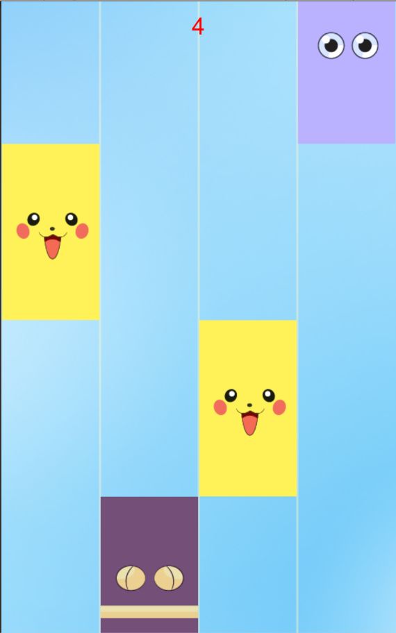 Screenshot of Piano Tap: Pikachu tiles 2