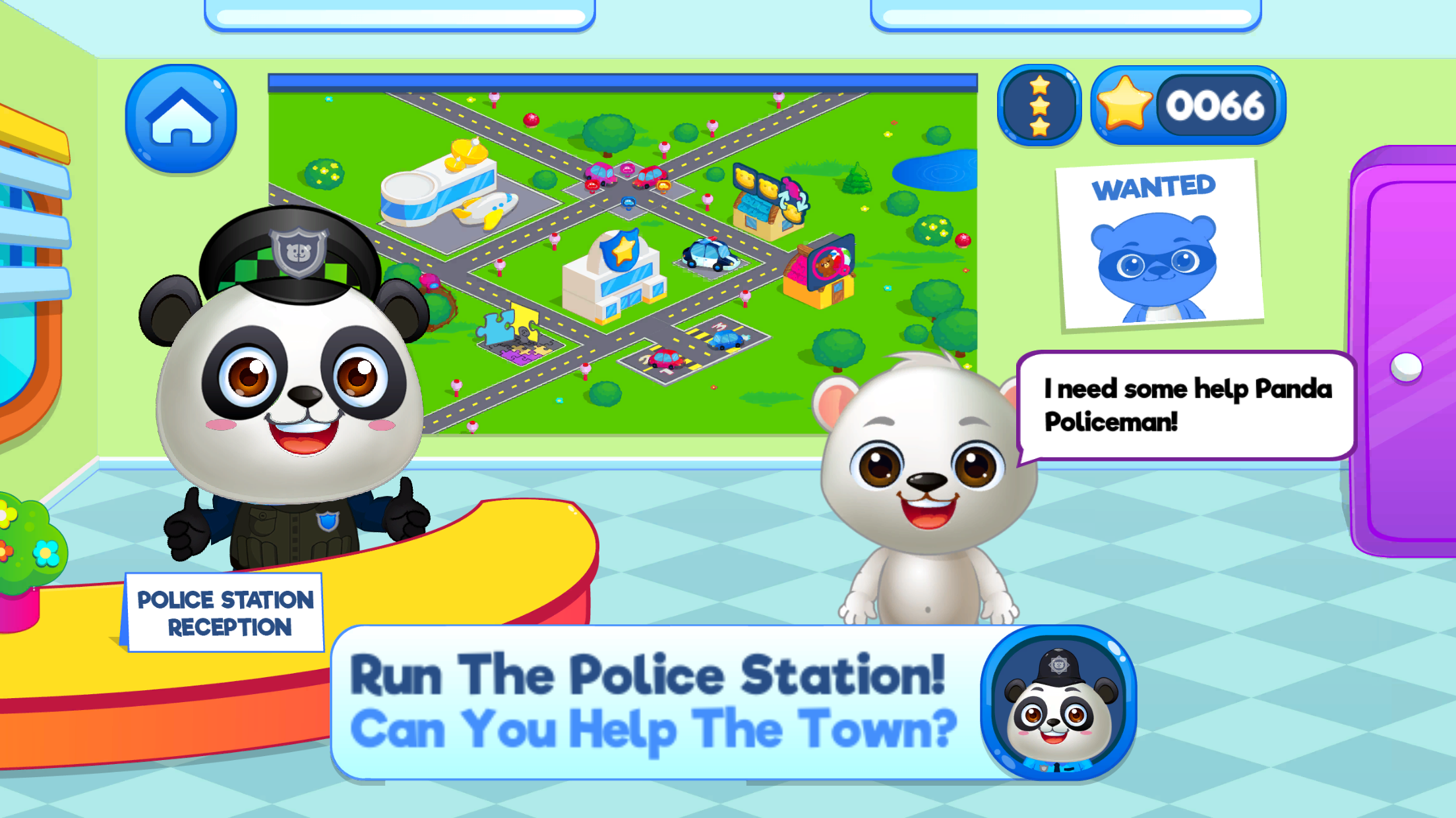 Panda Panda Police ภาพหน้าจอเกม
