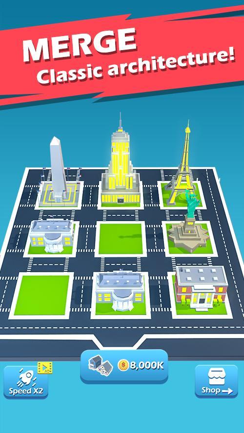 Screenshot of Merge Town 3D: Popular Merging game