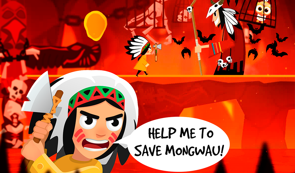 Save Mongwau - Ancient Rush Game Screenshot